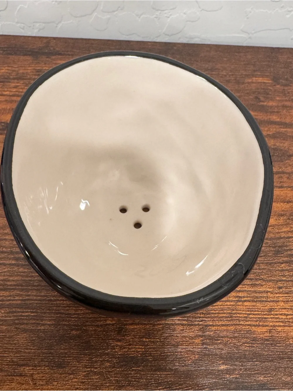 Kinska Face Planter Bowl Anthropologie Painted Ceramic Small 3” Tall